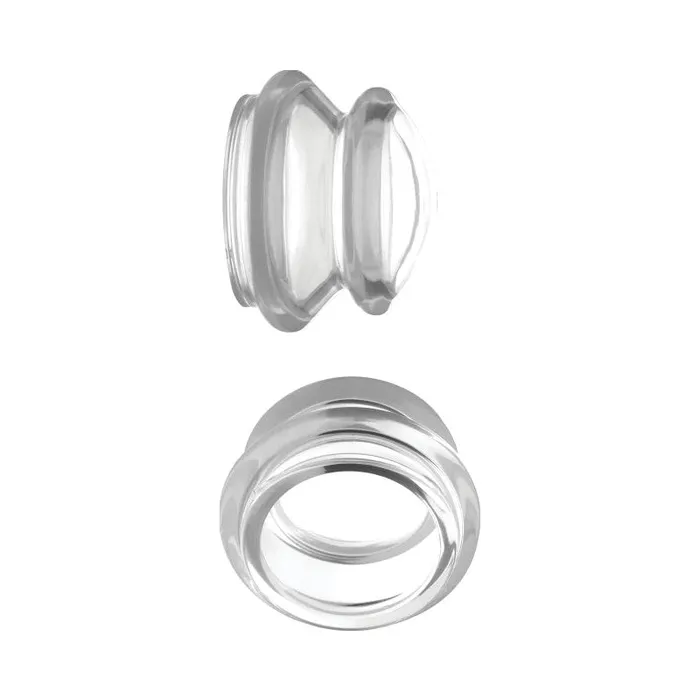 Anal Clear Plungers Nipple Suckers Small Master Series