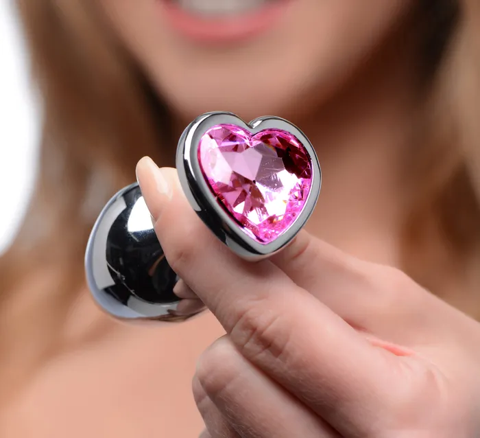 Anal Pink Heart Anal Plug Set Booty Sparks