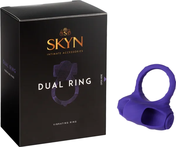 Couples LifeStyles SKYN Dual Vibrating Cock Ring Finger Clitoral Stimulator Couples Vibe Sex Toy Couples LifeStyles SKYN Dual Vibrating Cock Ring Finger Clitoral Stimulator Couples Vibe Sex Toy