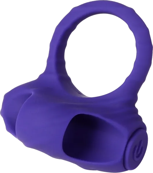 Couples | LifeStyles SKYN Dual Vibrating Cock Ring Finger Clitoral Stimulator Couples Vibe Sex Toy