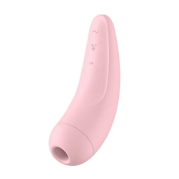Creative Conceptions Vibrators Satisfyer App Enabled Curvy 2 Plus Clitoral Massager Pink