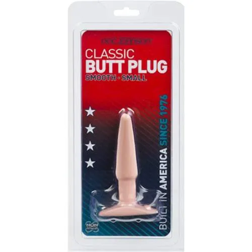 Doc Johnson Anal Doc Johnson 4 inch Butt Plug Smooth Classic Small White