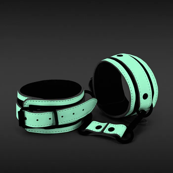 Female Sex Toys | NS Novelties GLO Bondage Ankle Cuff - Glow In Dark Restraint