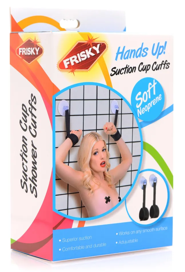 Frisky Dildos | Hands Up! Suction Cup Cuffs Frisky Dildos | Hands Up! Suction Cup Cuffs