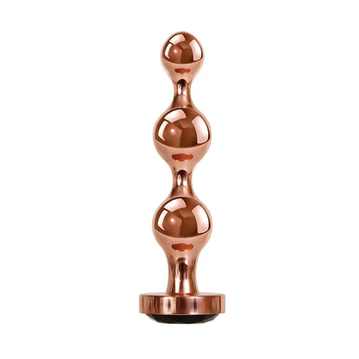 Gender X Anal | Gender X GOLD DIGGER Large - Rose Gold Large Butt Plug with Black Gem Base Gender X Anal | Gender X GOLD DIGGER Large - Rose Gold Large Butt Plug with Black Gem Base