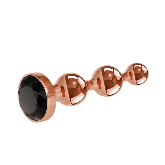 Gender X Anal | Gender X GOLD DIGGER Large - Rose Gold Large Butt Plug with Black Gem Base Gender X Anal | Gender X GOLD DIGGER Large - Rose Gold Large Butt Plug with Black Gem Base
