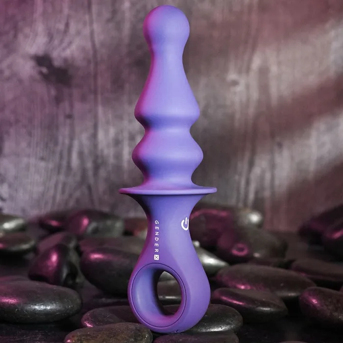Gender X RING POP - Dark Blue 15.2 cm USB Rechargeable Vibrating Anal Plug | Gender X Anal Gender X RING POP - Dark Blue 15.2 cm USB Rechargeable Vibrating Anal Plug | Gender X Anal