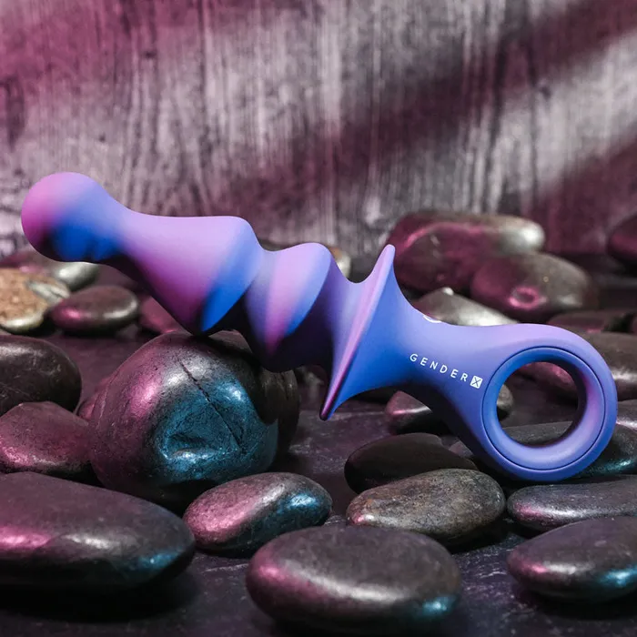 Gender X RING POP - Dark Blue 15.2 cm USB Rechargeable Vibrating Anal Plug | Gender X Anal Gender X RING POP - Dark Blue 15.2 cm USB Rechargeable Vibrating Anal Plug | Gender X Anal