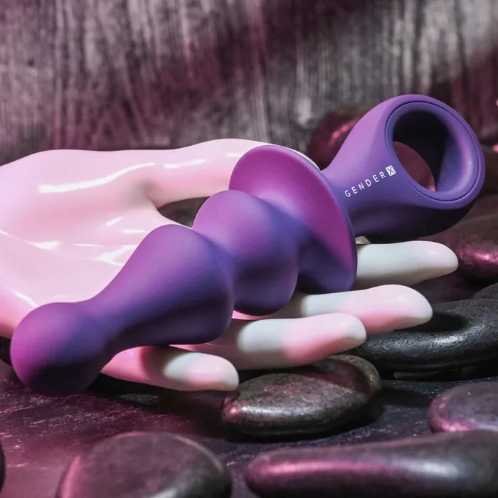 Gender X RING POP - Dark Blue 15.2 cm USB Rechargeable Vibrating Anal Plug | Gender X Anal Gender X RING POP - Dark Blue 15.2 cm USB Rechargeable Vibrating Anal Plug | Gender X Anal