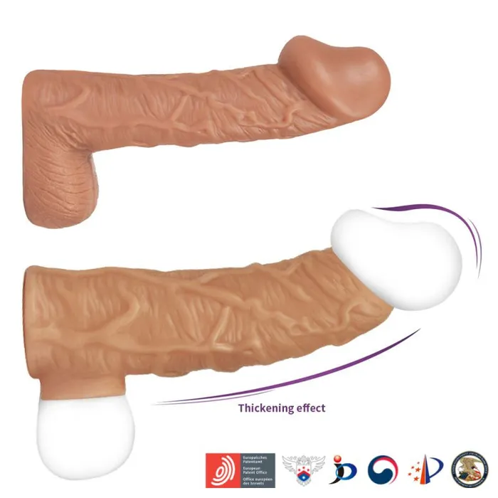 Kokos Kokos Nude Sleeve 1 Small Male Penis Extender Cock Extension Couples Sex Toy | Male Sex Toys