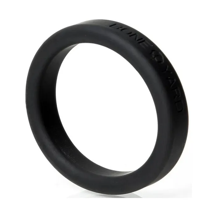 Male Sex Toys | C1 Releasing Boneyard Silicone Ring 45mm - Black 45 mm Cock Ring