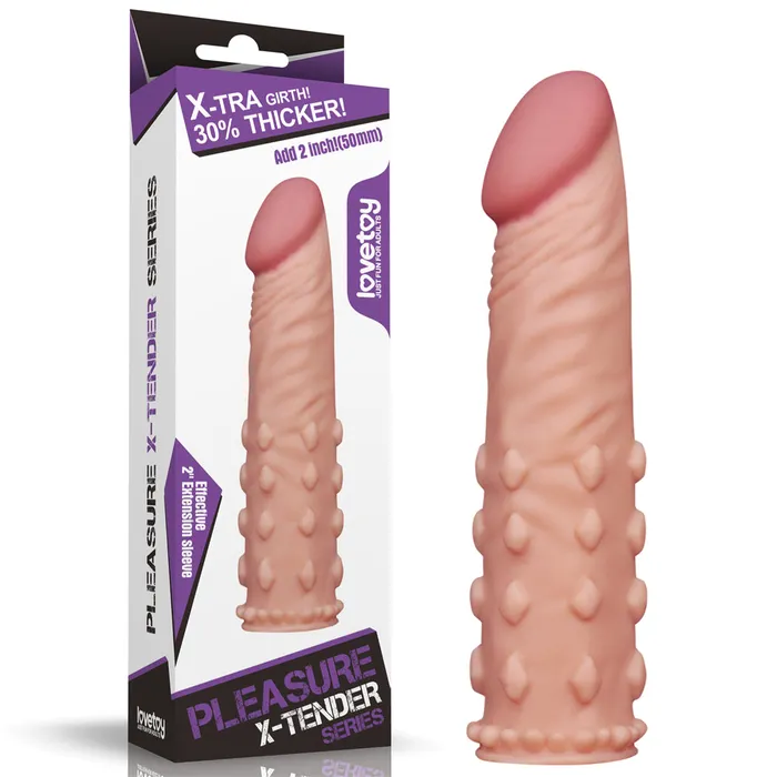 Male Sex Toys | Lovetoy Lovetoy Pleasure X-Tender ADD 2'' Penis Sleeve Cock Extender Ring Male Sex Toys | Lovetoy Lovetoy Pleasure X-Tender ADD 2'' Penis Sleeve Cock Extender Ring