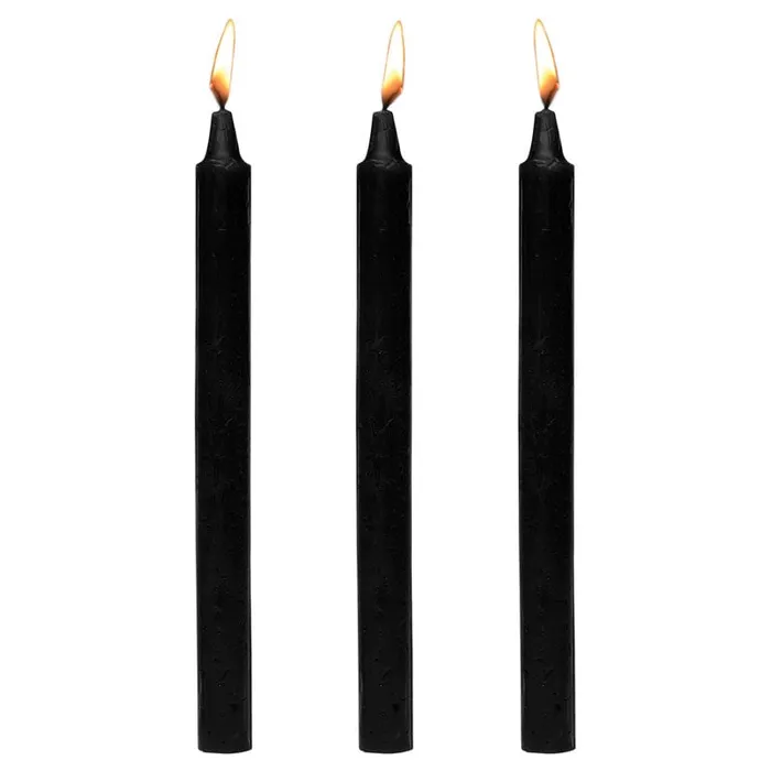 Master Series Fetish Drip Candles - Black - 3 Pack | XR Brands Anal Master Series Fetish Drip Candles - Black - 3 Pack | XR Brands Anal