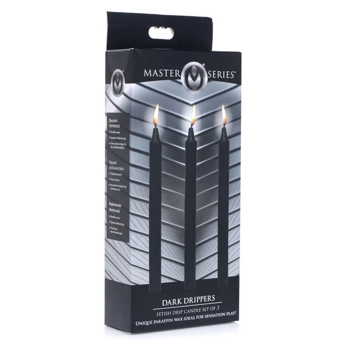 Master Series Fetish Drip Candles - Black - 3 Pack | XR Brands Anal Master Series Fetish Drip Candles - Black - 3 Pack | XR Brands Anal
