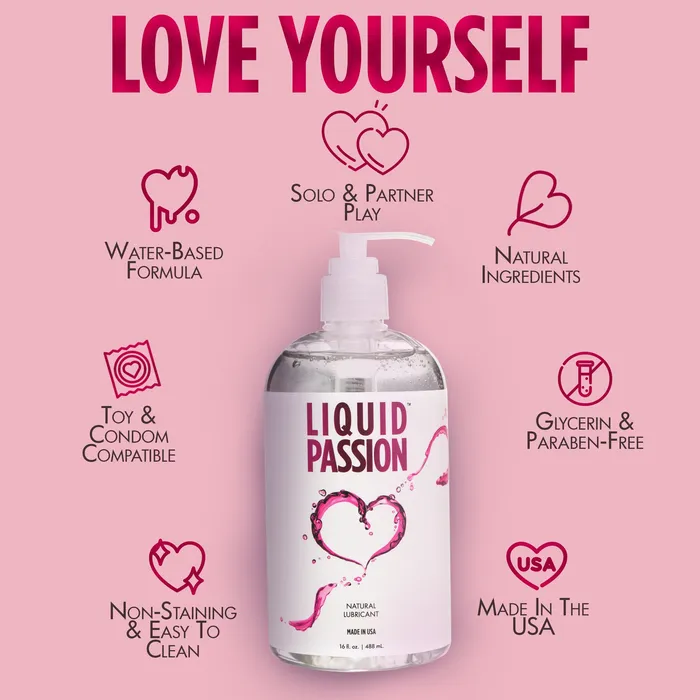 Passion Lubes Sexual Health & Wellbeing | Liquid Passion Natural Lubricant