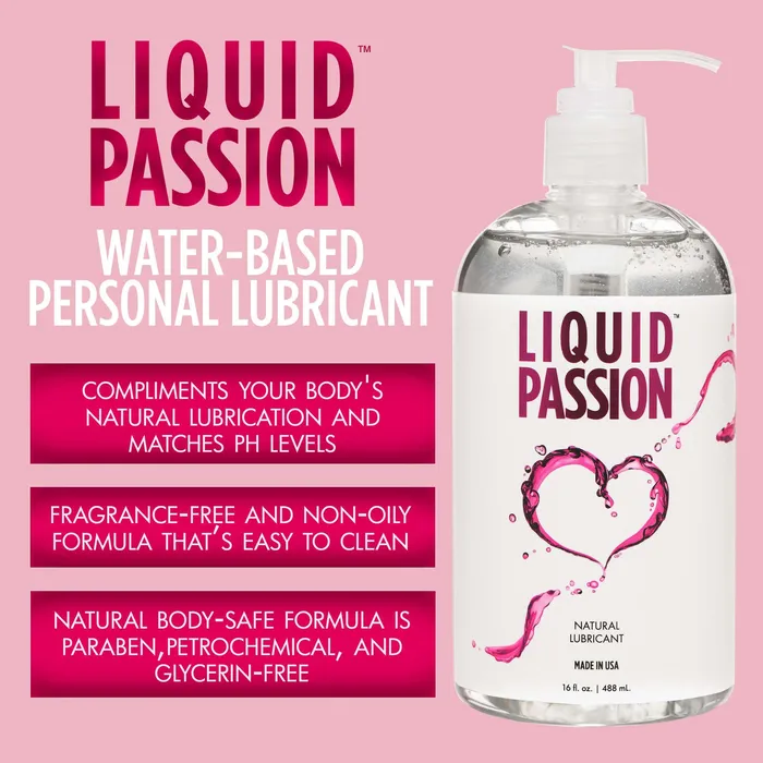Passion Lubes Sexual Health & Wellbeing | Liquid Passion Natural Lubricant