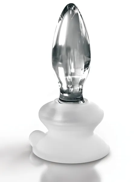 Pipedream ICICLES SUCTION BASE NO 91 GLASS ANAL PLUG Anal