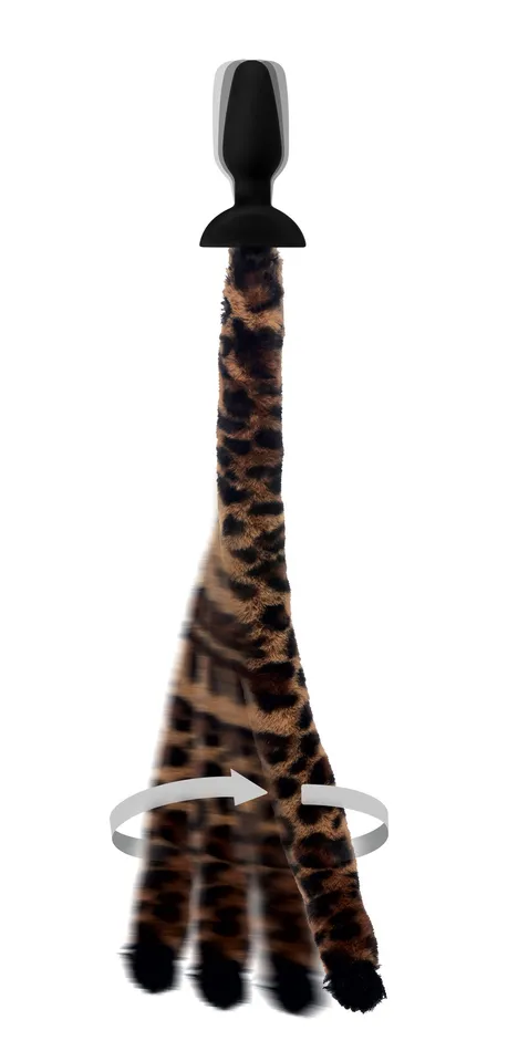 Remote Control Wagging Leopard Tail Anal Plug and Ears Set | Tailz Anal Remote Control Wagging Leopard Tail Anal Plug and Ears Set | Tailz Anal