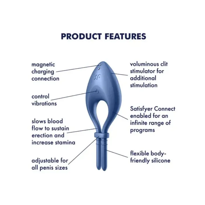 Satisfyer Bullseye App Controlled Lasso Ring | SATISFYER Couples Satisfyer Bullseye App Controlled Lasso Ring | SATISFYER Couples