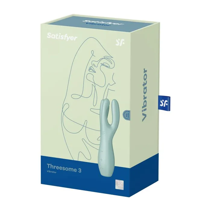 Satisfyer Vibrators | Satisfyer Threesome 3 Layon Vibrator Mint
