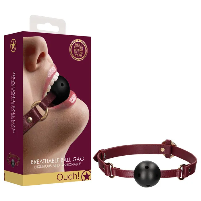Shots Toys Couples OUCH Halo Breathable Ball Gag