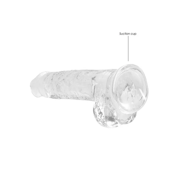 Shots Toys Female Sex Toys | RealRock 8'' Realistic Dildo With Balls - Clear 20.3 cm Dong Shots Toys Female Sex Toys | RealRock 8'' Realistic Dildo With Balls - Clear 20.3 cm Dong