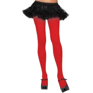 Vibrators Leg Avenue Nylon Tights One Size Red