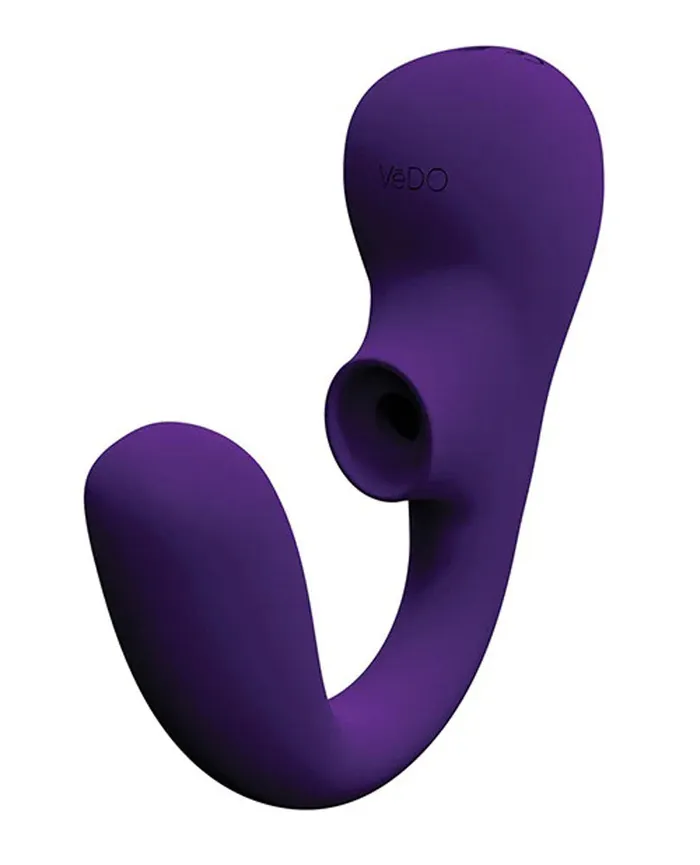 Vibrators Suki Plus Rechargeable Dual Sonic Vibe Deep Purple VeDO