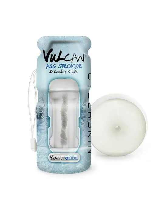 Vulcan Male Sex Toys CyberSkin Vulcan Ass Stroker w Cooling Glide