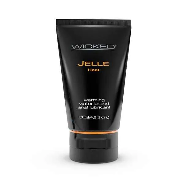 Wicked Jelle Heat Warming Water Based Anal Lubricant 120 ml 4 oz Bottle Wicked Anal Wicked Jelle Heat Warming Water Based Anal Lubricant 120 ml 4 oz Bottle Wicked Anal