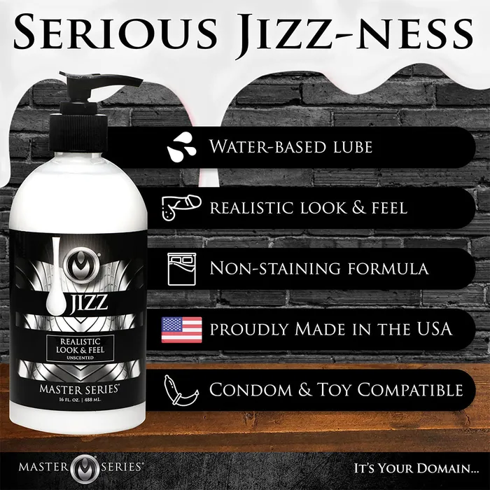Xr Brands Lubricants | Master Series Jizz Cum Personal Lubricant Sperm Sex Lube 250ml to 1kg White