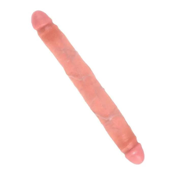 12 Inch Slim Double Dildo Flesh by PipeDream PipeDream Dildos