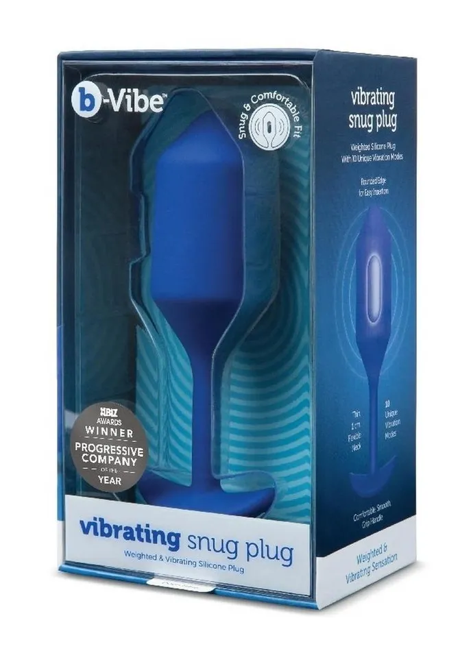 BVibe Vibrating Snug Plug 4 Rechargeable Silicone Anal Plug bVibe Anal