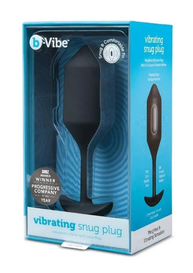 B-Vibe Vibrating Snug Plug 4 Rechargeable Silicone Anal Plug | b-Vibe Anal