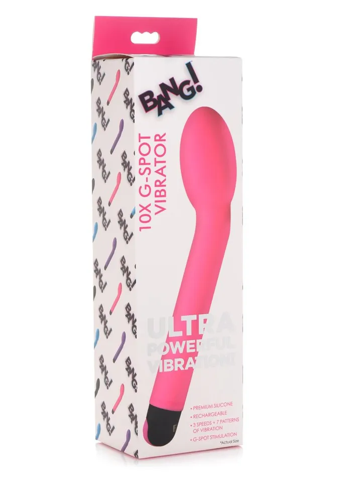 BANG! Female Sex Toys | Bang! 10x Rechargeable Silicone G-Spot Vibrator