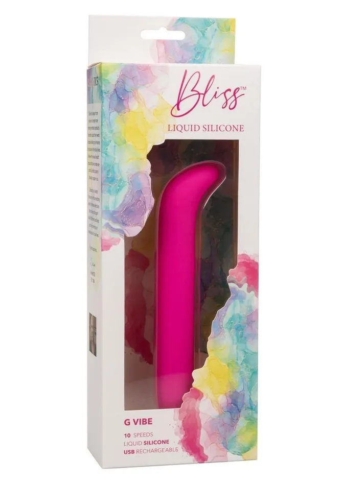 Bliss by CalExotics Female Sex Toys | Bliss Liquid G-Vibe Silicone Rechargeable G-Spot Vibrator