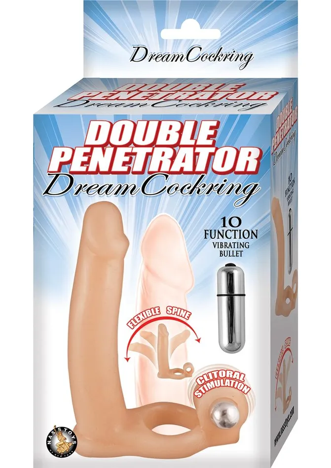 Double Penetrator Dream Vibrating Cock Ring | Double Penetrator Couples Double Penetrator Dream Vibrating Cock Ring | Double Penetrator Couples