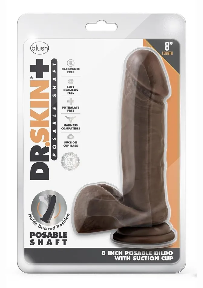 Dr. Skin Dr. Skin Plus Posable Dildo with Balls | Female Sex Toys