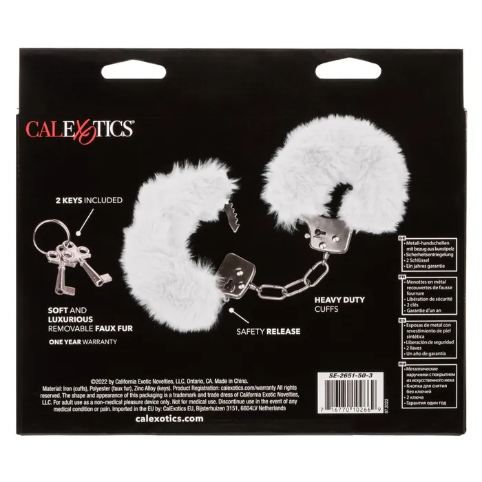 Female Sex Toys | CalExotics Ultra Fluffy Furry Cuffs