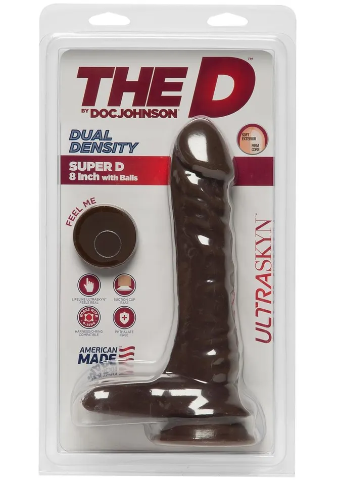 Female Sex Toys | The D The D Super D Ultraskyn Dildo with Balls
