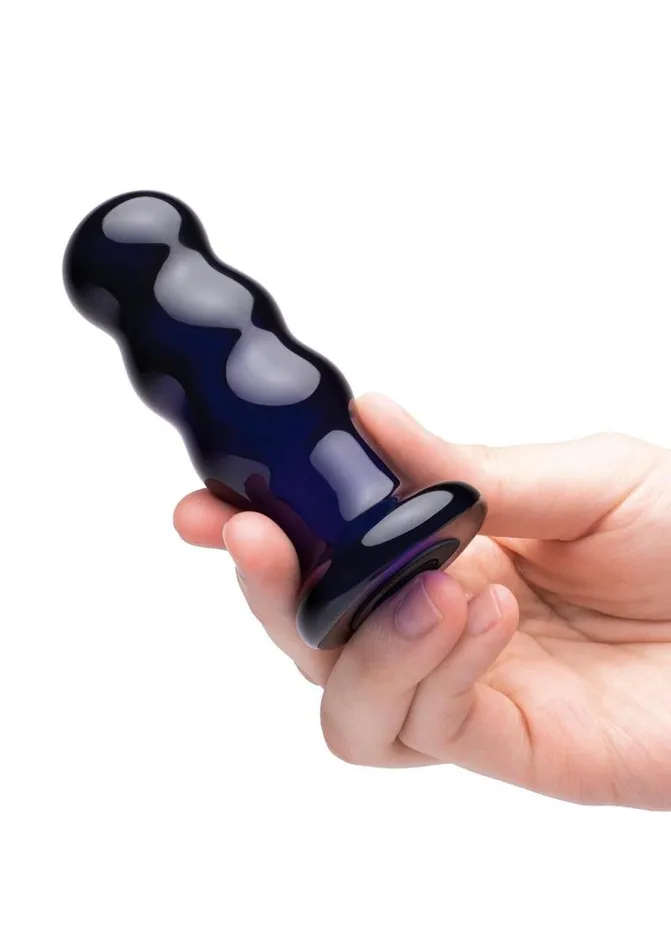 Glas Anal | Glas Rechargeable Remote Controlled Vibrating Glass Beaded Buttplug