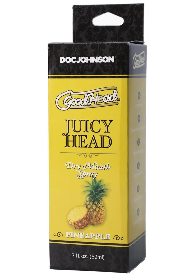 GoodHead Male Sex Toys | Goodhead Juicy Head Dry Mouth Spray - Pineapple