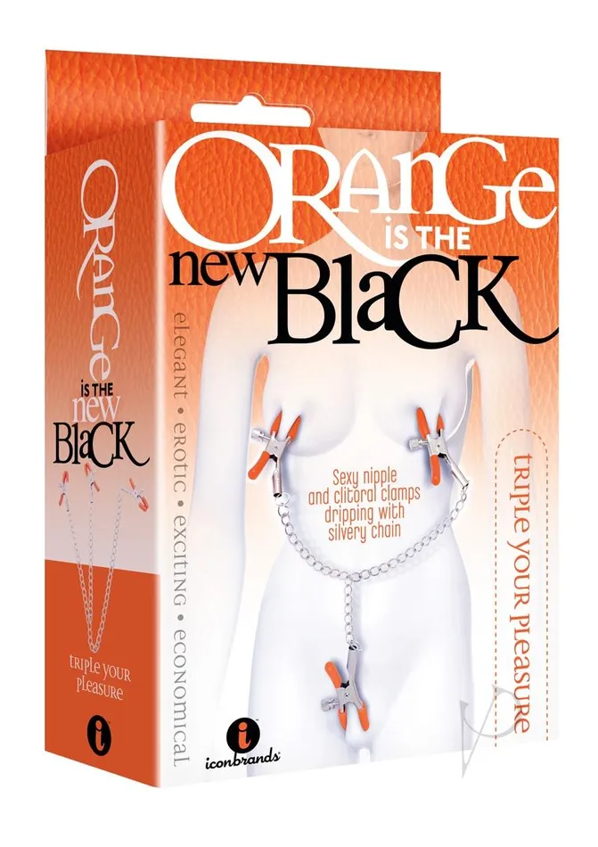 Icon Brands Inc Vibrators Oitnb Triple Your Pleasure ClampsChain