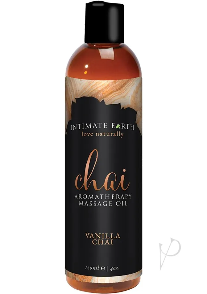 Intimate Earth Chai Aromatherapy Massage Oil Vanilla Chai Intimate Earth Couples