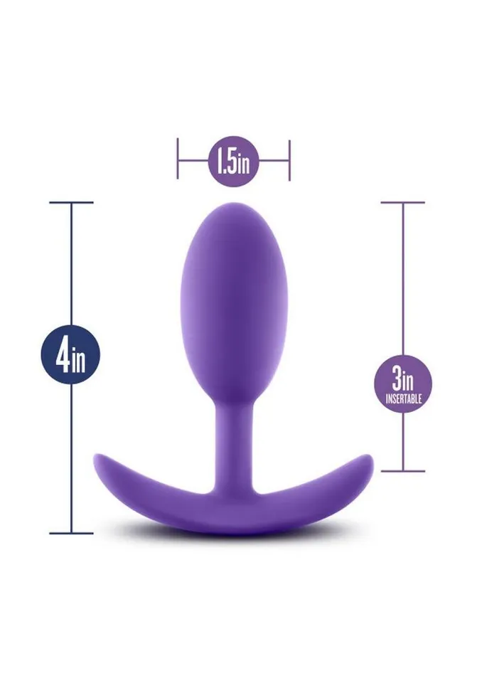 Luxe Anal | Luxe Wearable Vibra Slim Plug Silicone Butt Plug