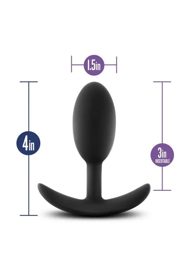 Luxe Anal | Luxe Wearable Vibra Slim Plug Silicone Butt Plug