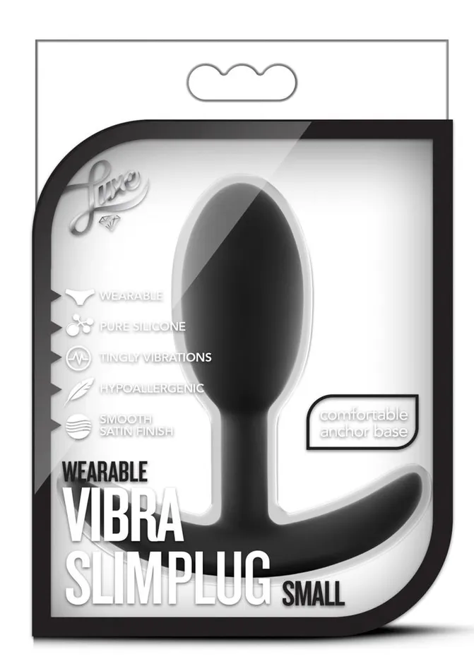 Luxe Anal | Luxe Wearable Vibra Slim Plug Silicone Butt Plug
