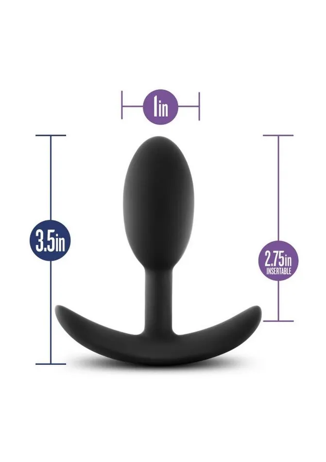 Luxe Anal | Luxe Wearable Vibra Slim Plug Silicone Butt Plug