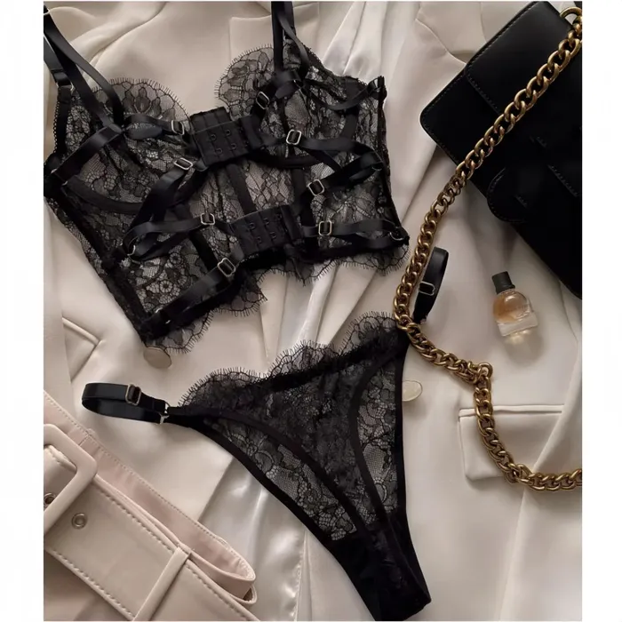 Luxe Sugar Lace Ensemble Pik A Pleasure Anal