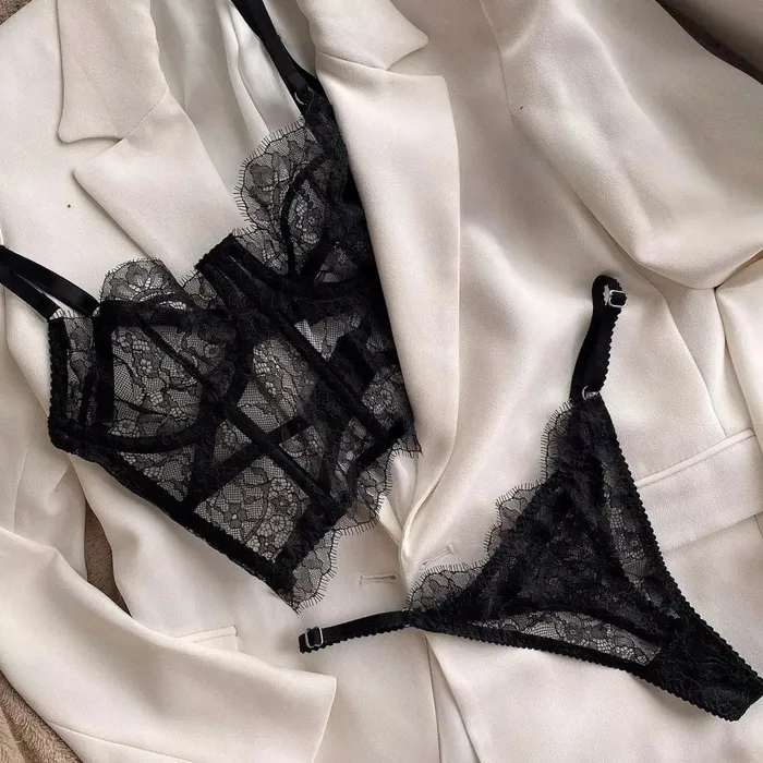 Luxe Sugar Lace Ensemble | Pik A Pleasure Anal